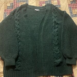 Hunter Green Cardigan